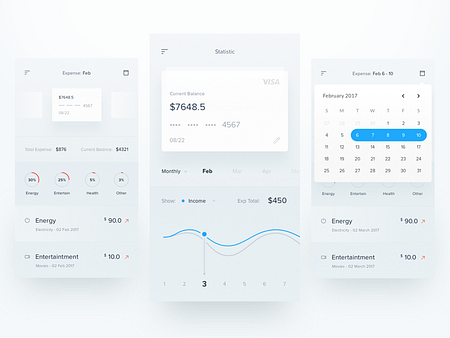 Finance app by adiatma bani for Sebo on Dribbble