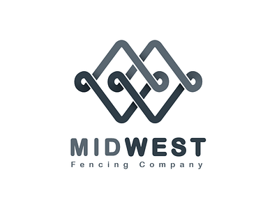 Midwest Fencing chain link fencing logo midwest