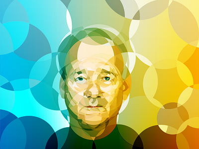 Bill bill circles murray portrait