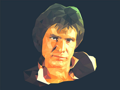 Han Strikes Back han solo polygon star wars