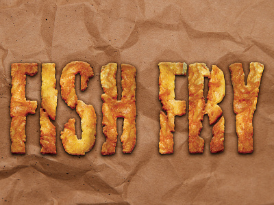 Fish Fry - Detail beer batter butcher paper deep fried fish fish fry friday milwaukee poster