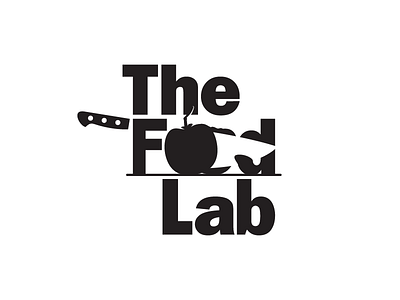 The Food Lab V1 branding catering cooking food identity knife logo tomato