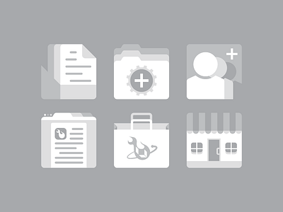 Spark Icons application store blog case management documentation icons join a group web store white