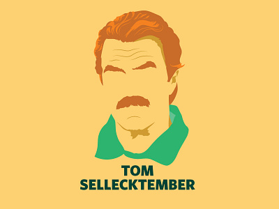 Tom Sellecktember all that is man movember mustache polo shirt slicked back hair tom selleck