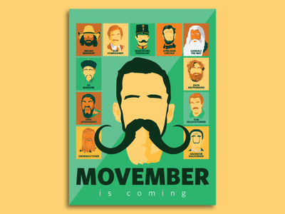 Movember beards calendar manliness movember