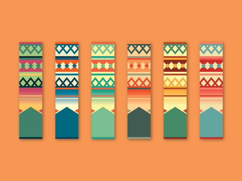 Southwestern Patterns by Tom Johnson on Dribbble