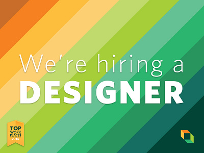 We're Hiring - Intradiem atlanta designer graphic designer hiring job position software top workplace visual designer