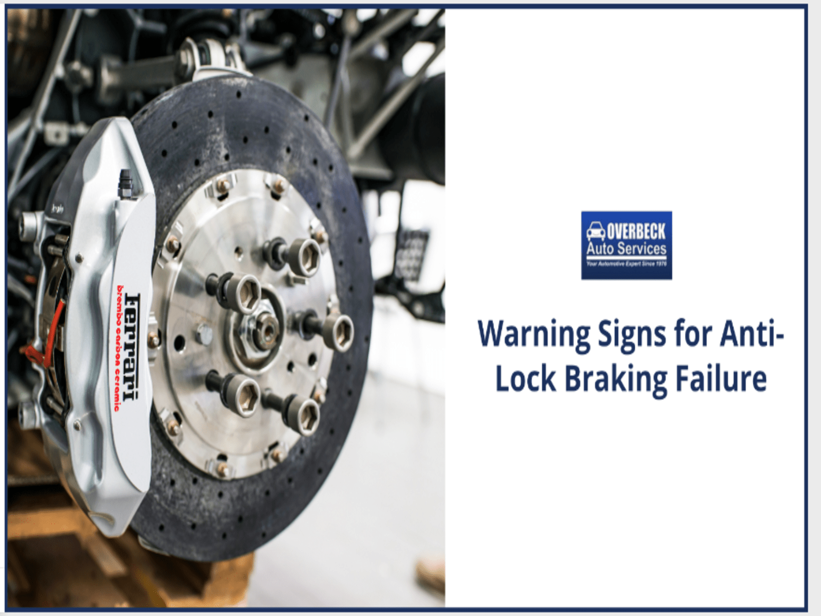 Warning Signs for AntiLock Braking Failure by Overbeckauto on Dribbble