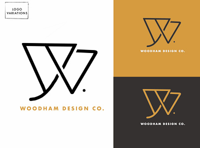 Woodham Design Co. Logo Options branding corporate identity design freelance icon illustration logo design typography