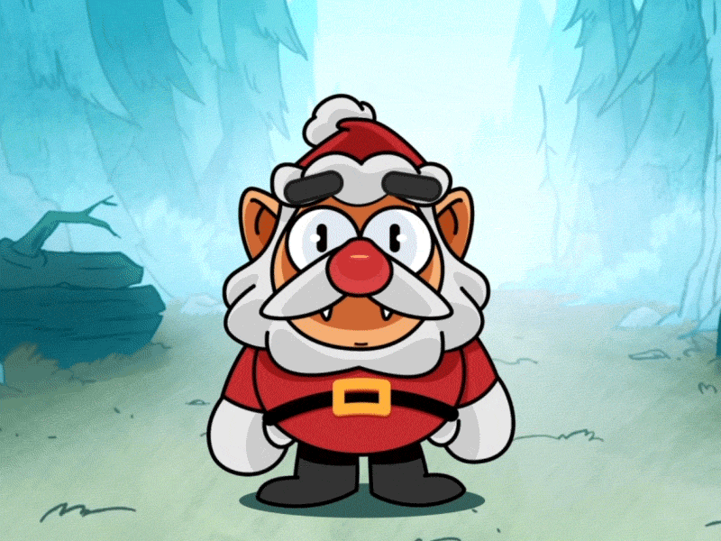 Tiny Santa animation cartoon character animation character concept christmas funny humor motiongraphics santa scream tavarense tiny tinyart