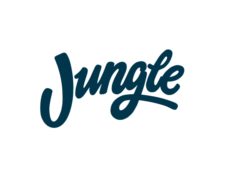 Jungle Logo Animation agency branding design jungle logo animation motion graphics particles tavarense typo logo