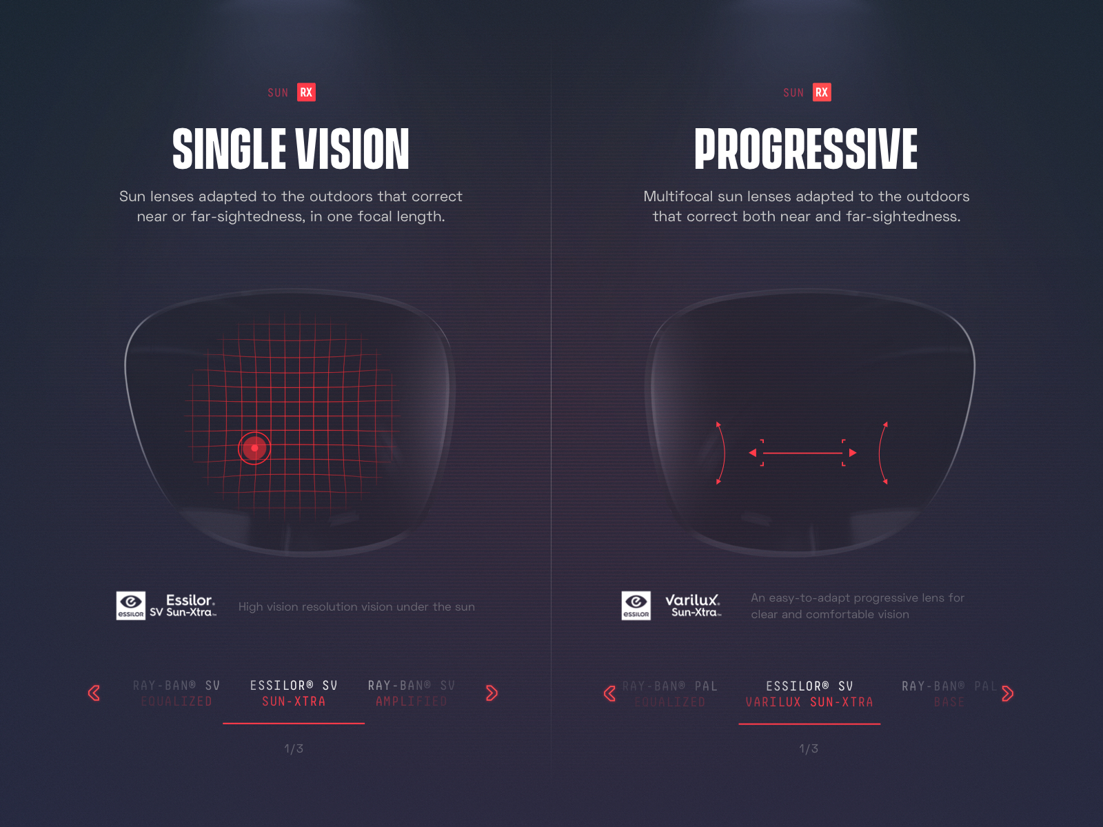 Ray-Ban Lenses App by Davide Ceriotti for TANGO on Dribbble