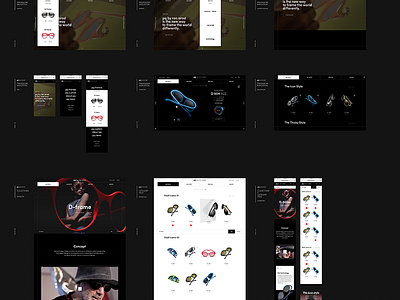 pq by ron arad  / interactive styleguide