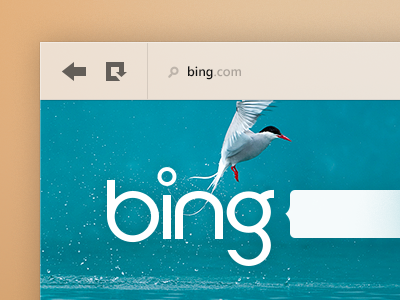 Bing bing internet explorer microsoft minimal search ui web