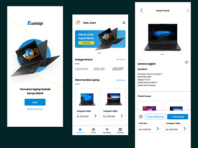 UI Design E-Labtop (E-commerce Jual Beli Laptop)