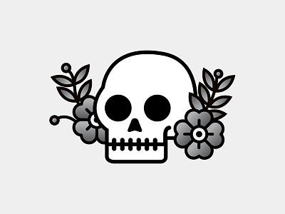 I'll Do It Tomorrow dead design dutch flower illustration rose skull tattoo tomorrow traditional