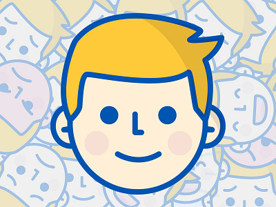 Faces avatar dutch face hike one icon illustration