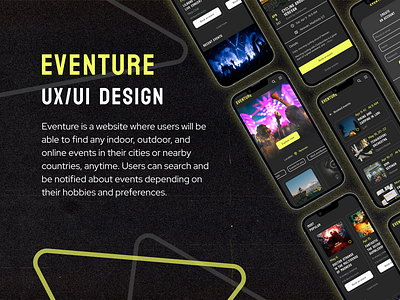 Eventure - Event App UX/UI Design