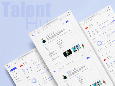 TalentHunt | Talent Hiring Tool app branding dashboard design graphic design illustration ui uiux ux uxui