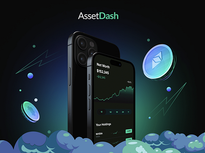 AssetDash | Portfolio Tracker mobile and web app