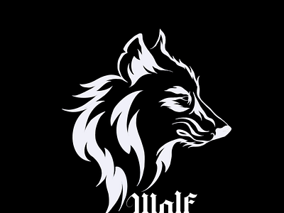 Wolf design graphic design illustration logo vector