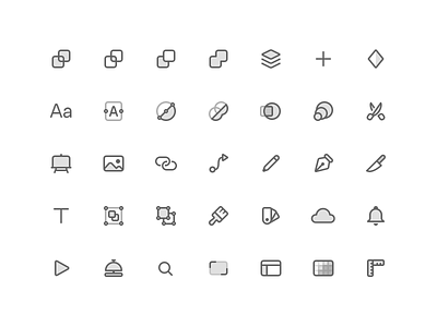Sketch 70 — Toolbar Icons big sur icons sketch toolbar
