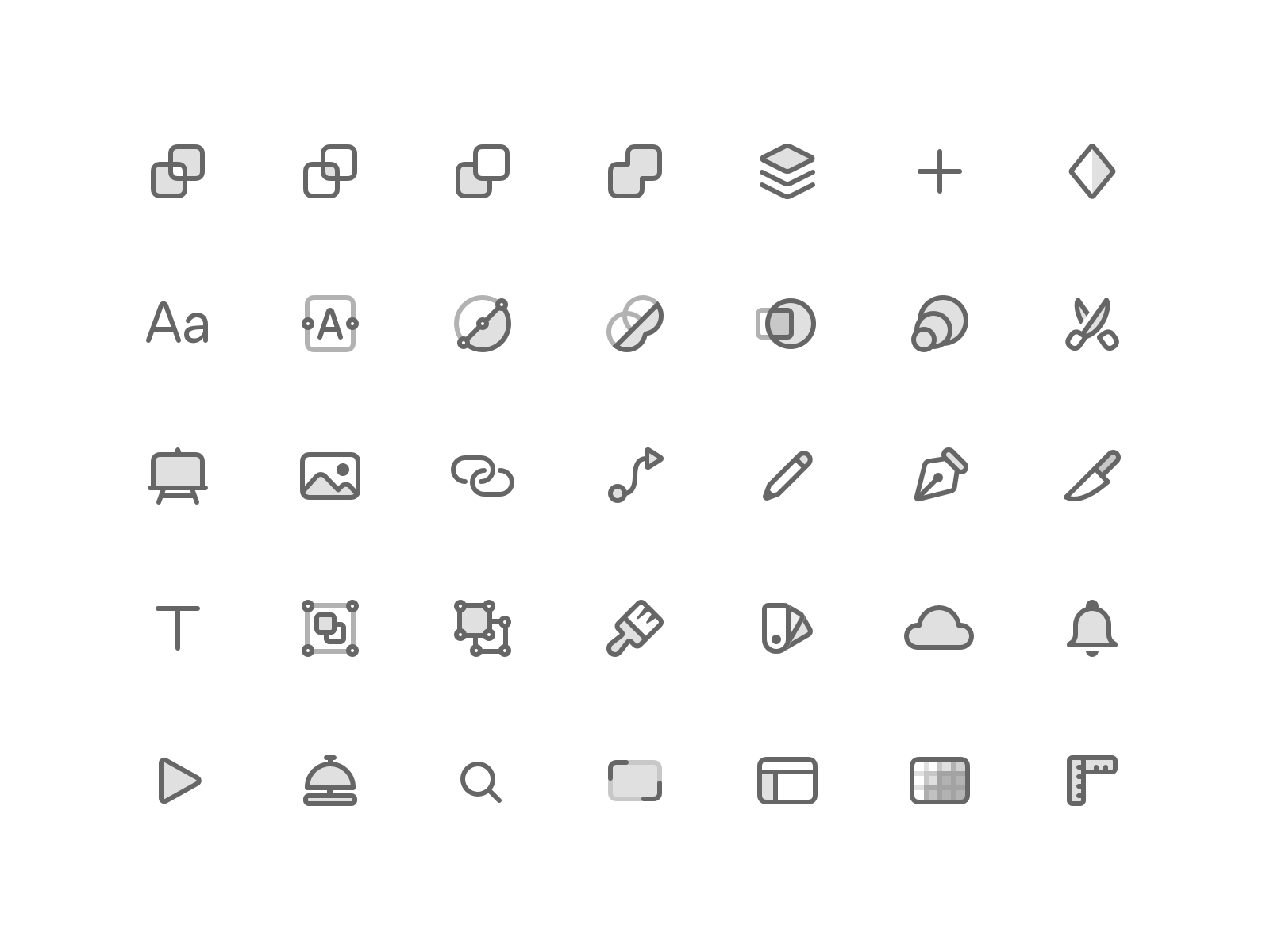 Sketch 70 — Toolbar Icons by Janik Baumgartner on Dribbble