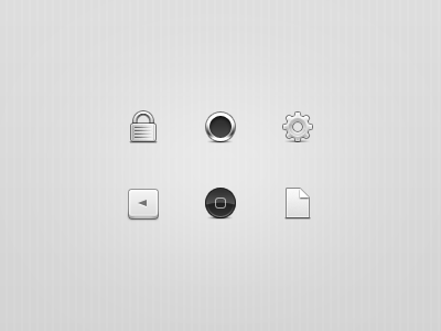 Monochrome Icons 32px icons monochrome