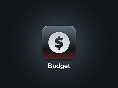 Back in Black Budget budget finance icon ios