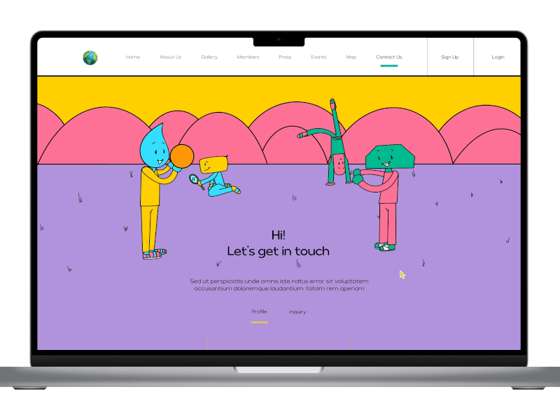 Contact Us page ( Redesign) by Hira Danish on Dribbble