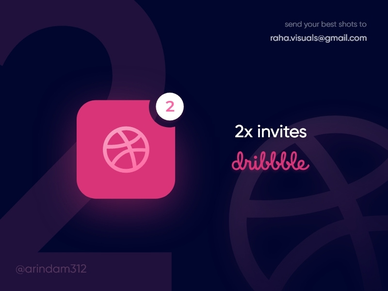 2 Dribbble invites user interface design dribbble invitation design invitation dribbble invitation dribbble best shot dribbble invite