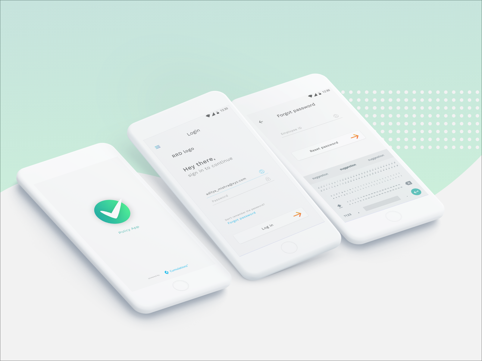 Login screen for camera jammer app by Arindam on Dribbble