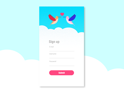 DailyUI #001 - Sign up