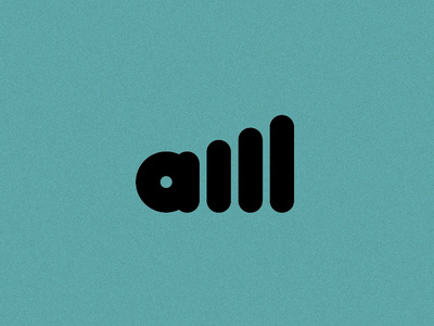 Alll black logo minimal simple