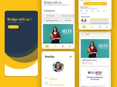 Bridging App UI/UX Designing app design figma ui ux