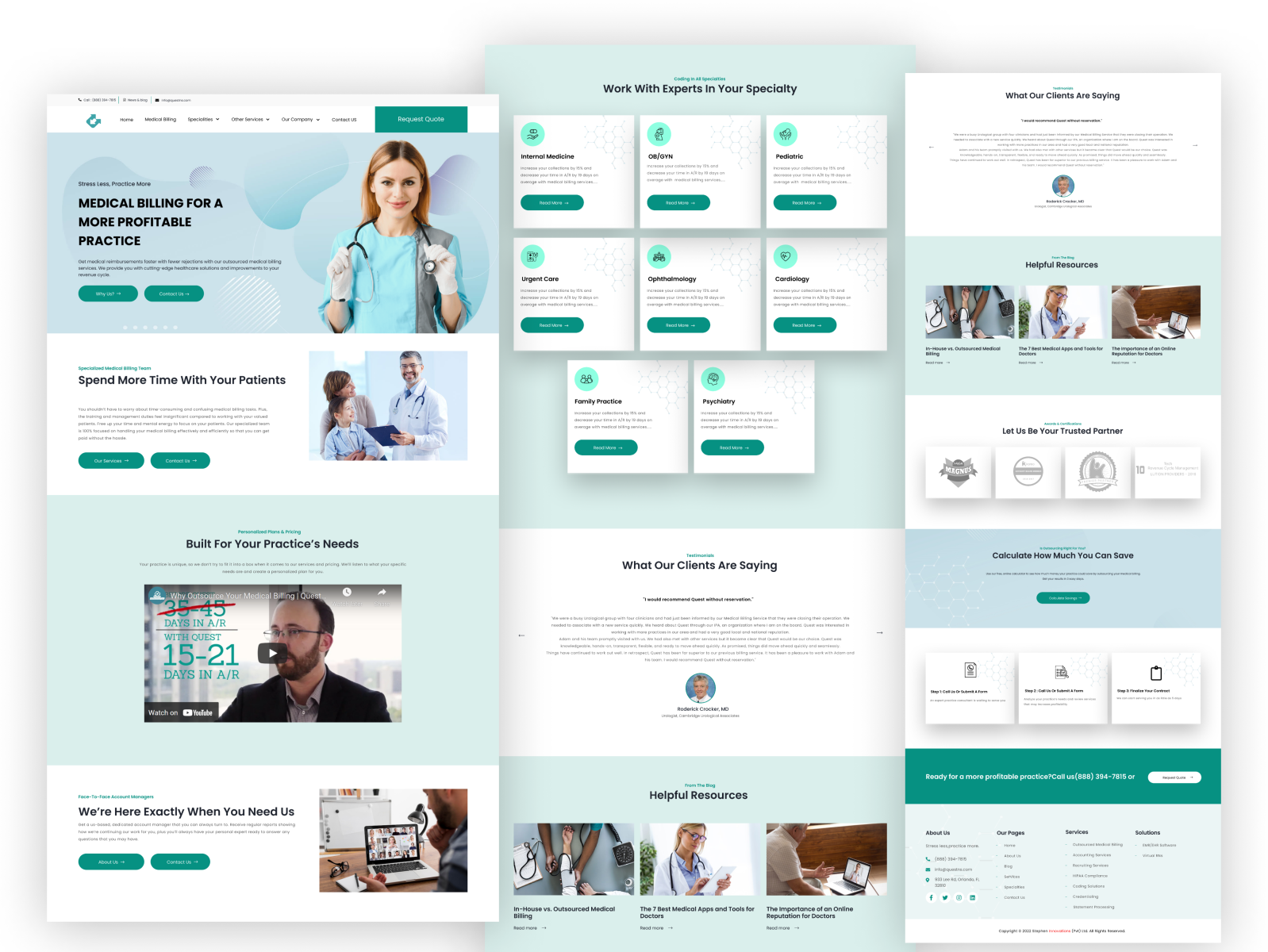 Web Hospital Service UI/UX Design by Ishara Induranga on Dribbble