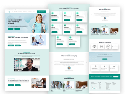 Web Hospital Service UI/UX Design