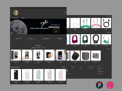 Dollar Infinity E-Com Website design ecommerce figma laravel ui uiuxdesign ux webdevelopment