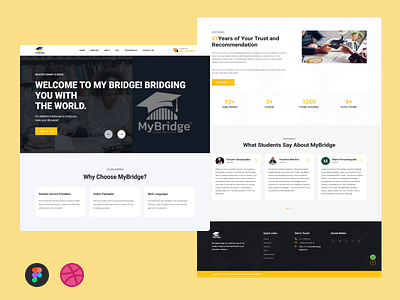 Bridge Website design figma laravel ui uiuxdesign ux webdevelopment