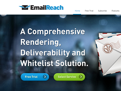 Emailreach White banner website