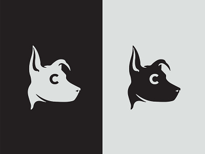 Man's Best Friend Coffee coffee dog icon logo mark symbol vector