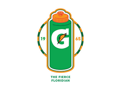Gatorade branding emblem icon illustration illustrator logo pin sports