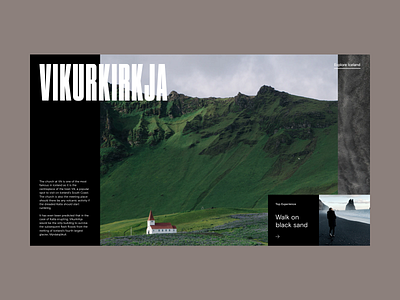 Iceland Exploration Website Slider