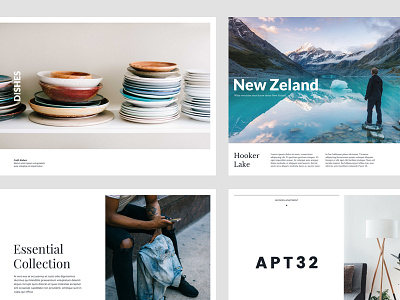 Layout Explorations design fashion grid layout minimalism split travel typography