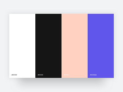 Fashion - Colour Palette branding colour scheme fashion palette process ui ux webdesign