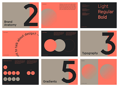 Personal Branding Refresh - Guidelines gradients grid guidelines layout process rebranding typography ui ux web design website