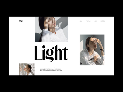 Photography Website Grid