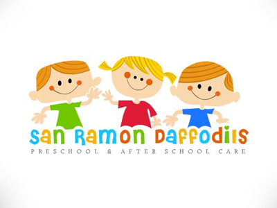 Logo Design for Playschool branding daffodils day care design identity kids logo montessori playschool portfolio san ramon school care