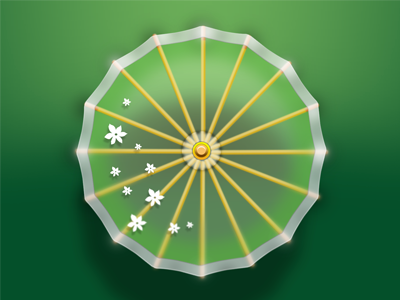 Umbrella - Illustration android app icon china design icon illustration iphone japan photoshop umbrella