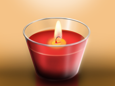 Candle - App Icon app icon candle icon illustration mobile app photoshop